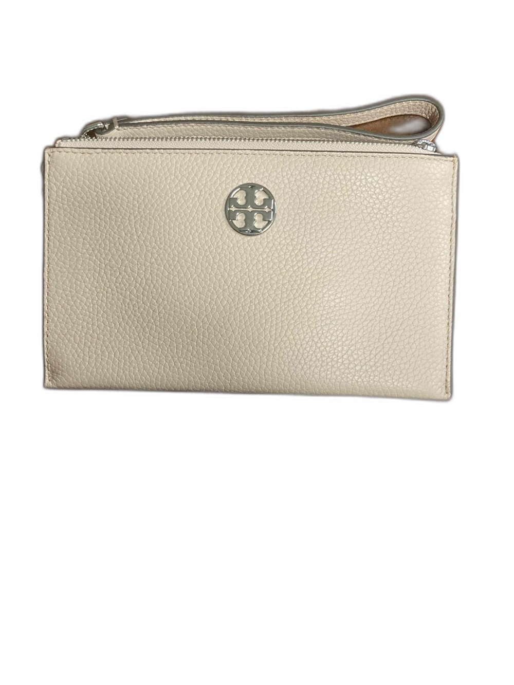 Tory Burch Chelsea Leather Wristlet In Shell Pink NWT